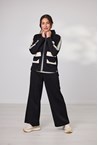 BOND JACKET - black/ivor